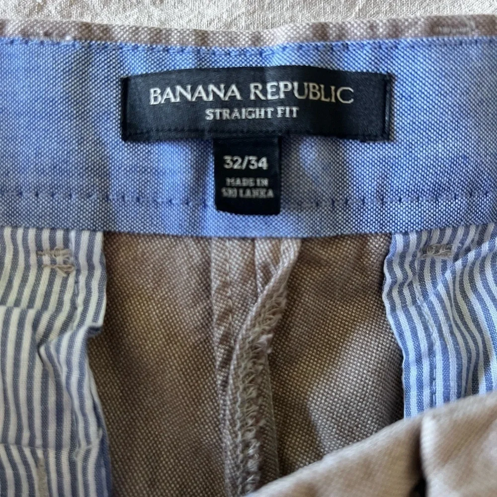 Banana Republic Straight Fit men’s trousers size 32x34